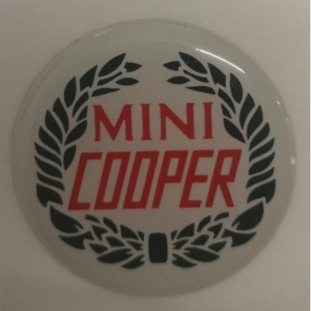 BADGE AUTOCOLLANT CENTRE DE ROUE ALU MINI COOPER Ref: badge0002