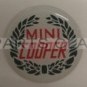 BADGE AUTOCOLLANT CENTRE DE ROUE ALU MINI COOPER Ref: badge0002